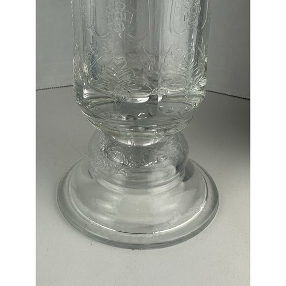 1980s Indiana Recollection Clear Glass Hurricane Vase - Picture 6 of 6